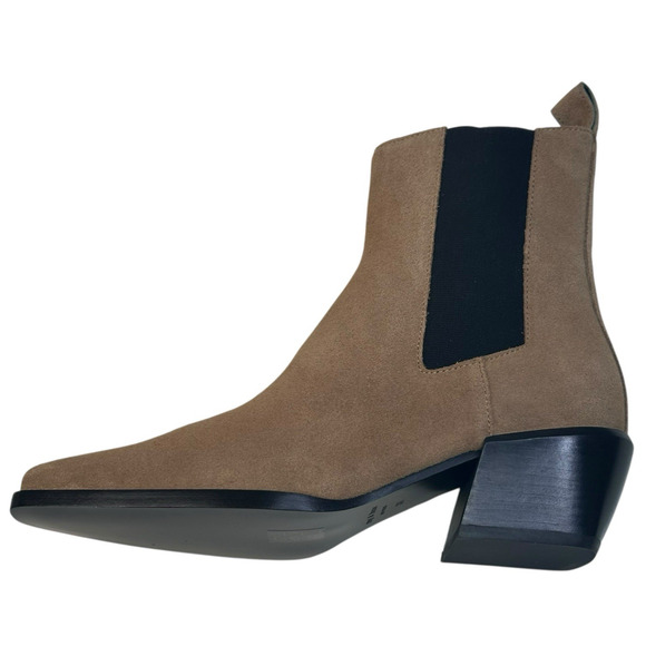 Rag & Bone Joni Camel Suede Chelsea Boots Booties Size EU 38 US 8 New $498 - Picture 6 of 12